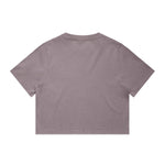 AS Colour Wo's Heavy Faded Crop Tee 4089 – Faded Plum - Back