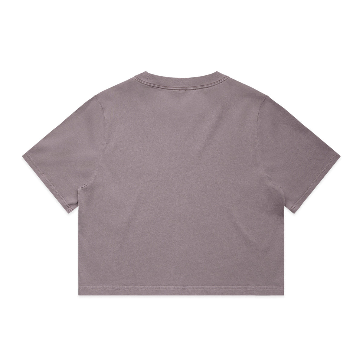 AS Colour Wo's Heavy Faded Crop Tee 4089 – Faded Plum - Back