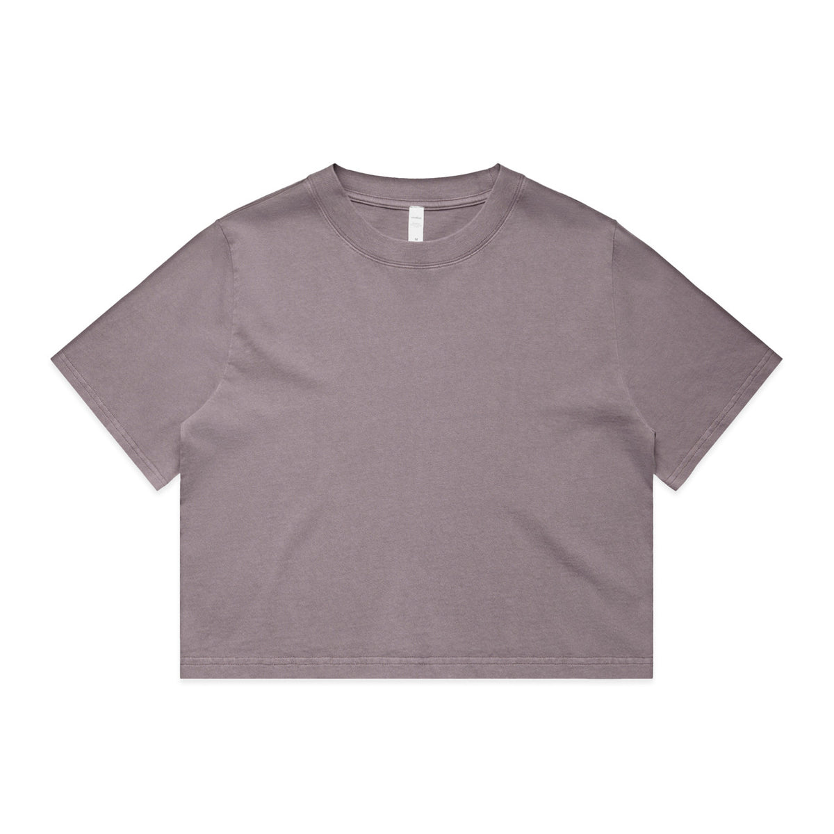 AS Colour Wo's Heavy Faded Crop Tee 4089 – Faded Plum