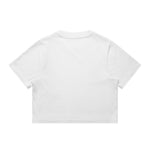AS Colour Wo's Heavy Faded Crop Tee 4089 – Faded White - Back