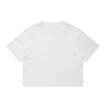 AS Colour Wo's Heavy Faded Crop Tee 4089 – Faded White
