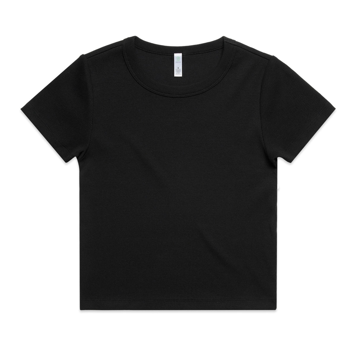 AS Colour Wo's Organic Rib Tee 4092G – Black
