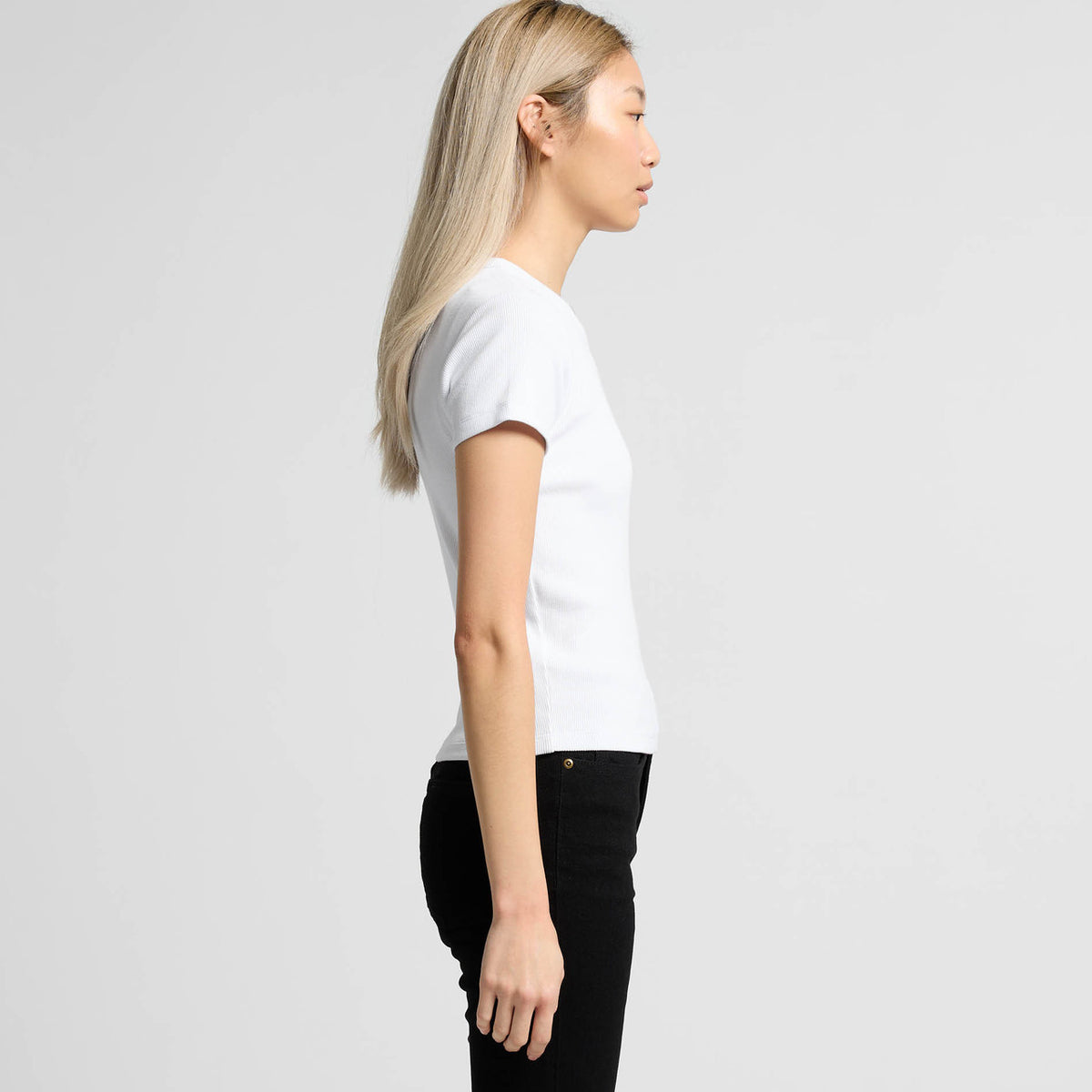 AS Colour Wo's Organic Rib Tee 4092G – Side