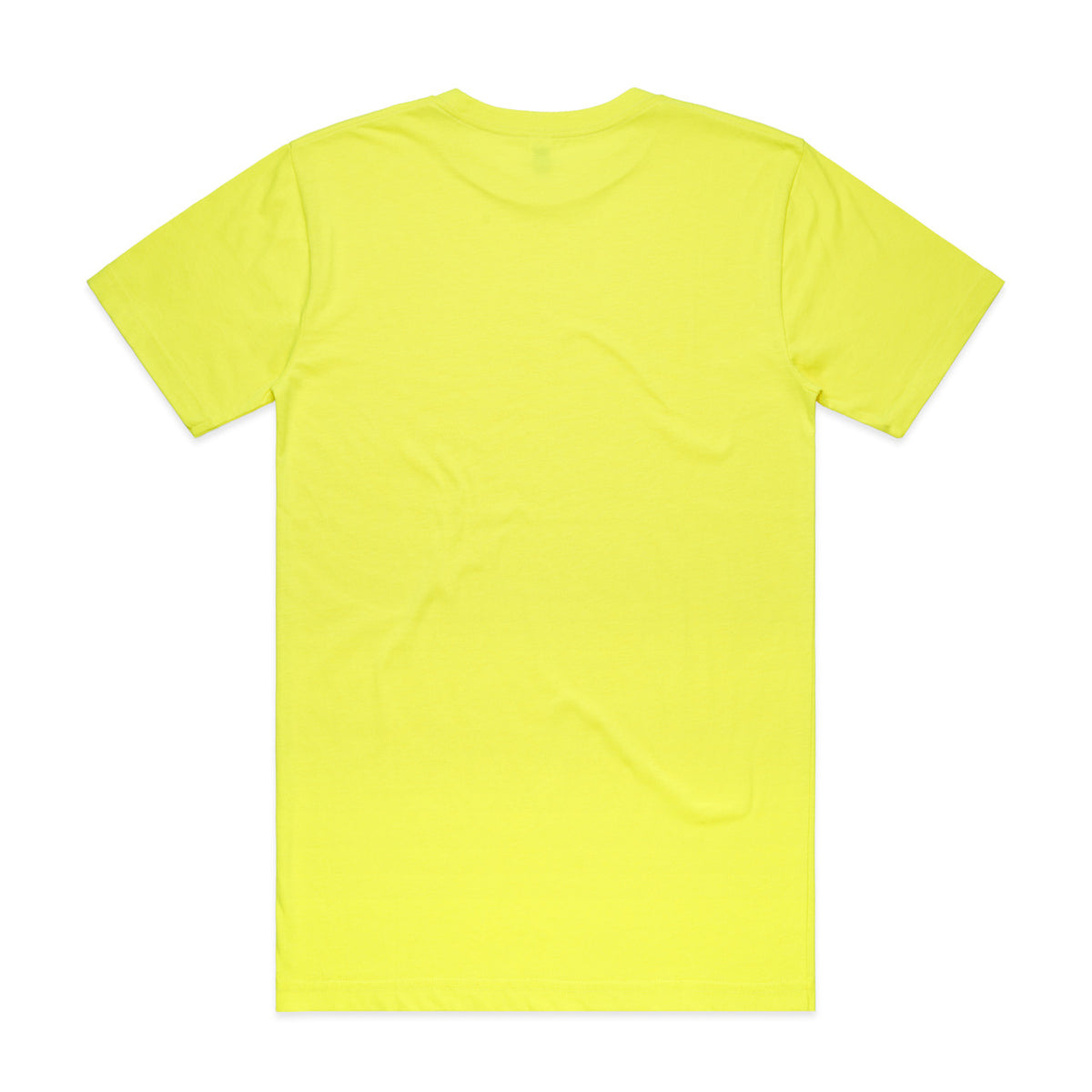 AS Colour Block Safety Tee 5050F – Safety Yellow - Back