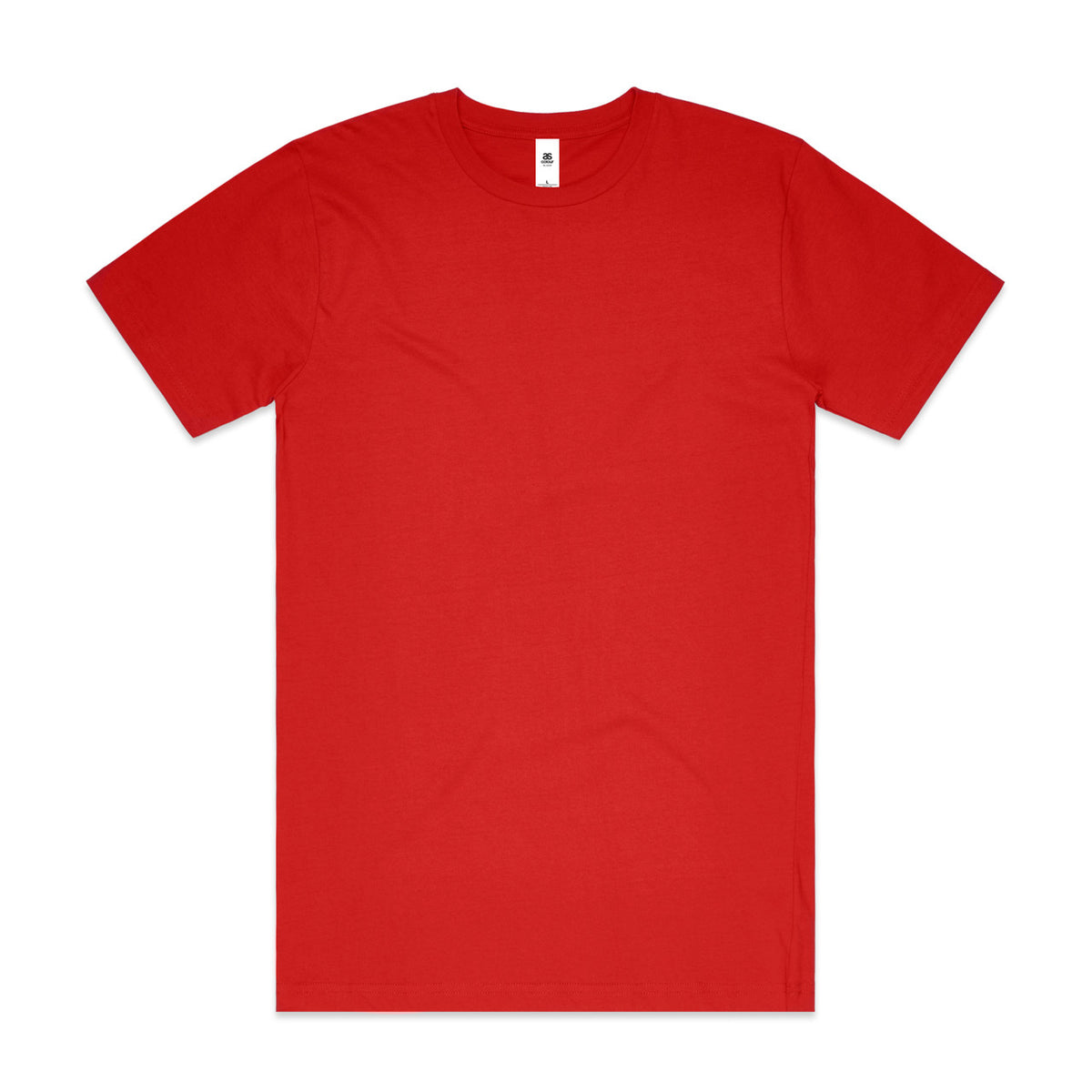 AS Colour Block Tubular Tee 5050 – Red