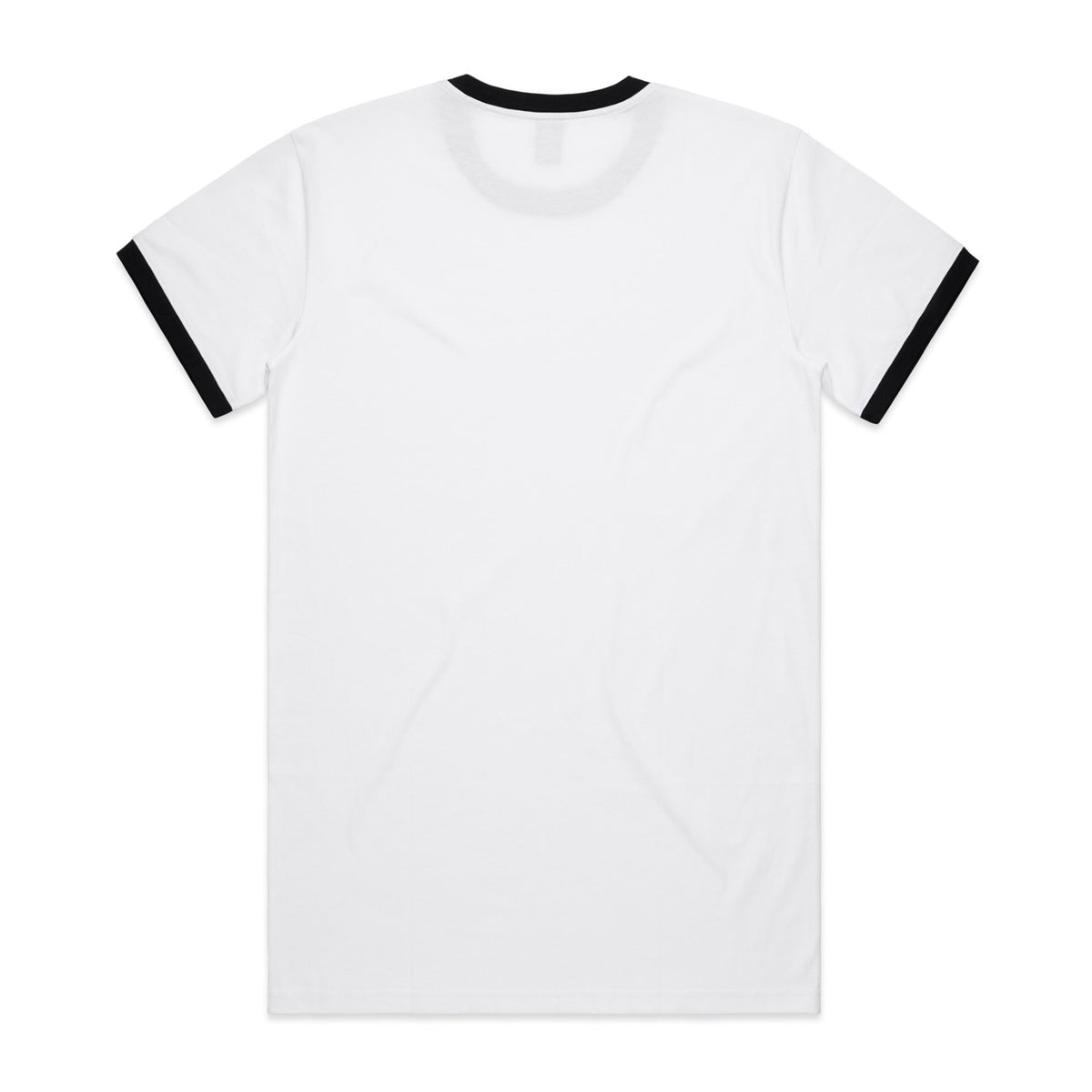 AS Colour Staple Ringer Tee 5053 – White/Black - Back