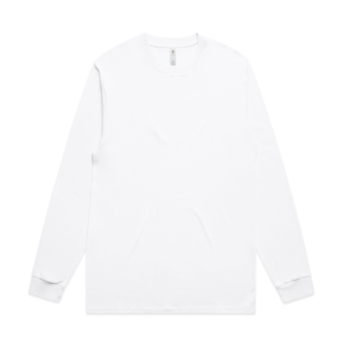 AS Colour Block L/S Tee 5054 – White