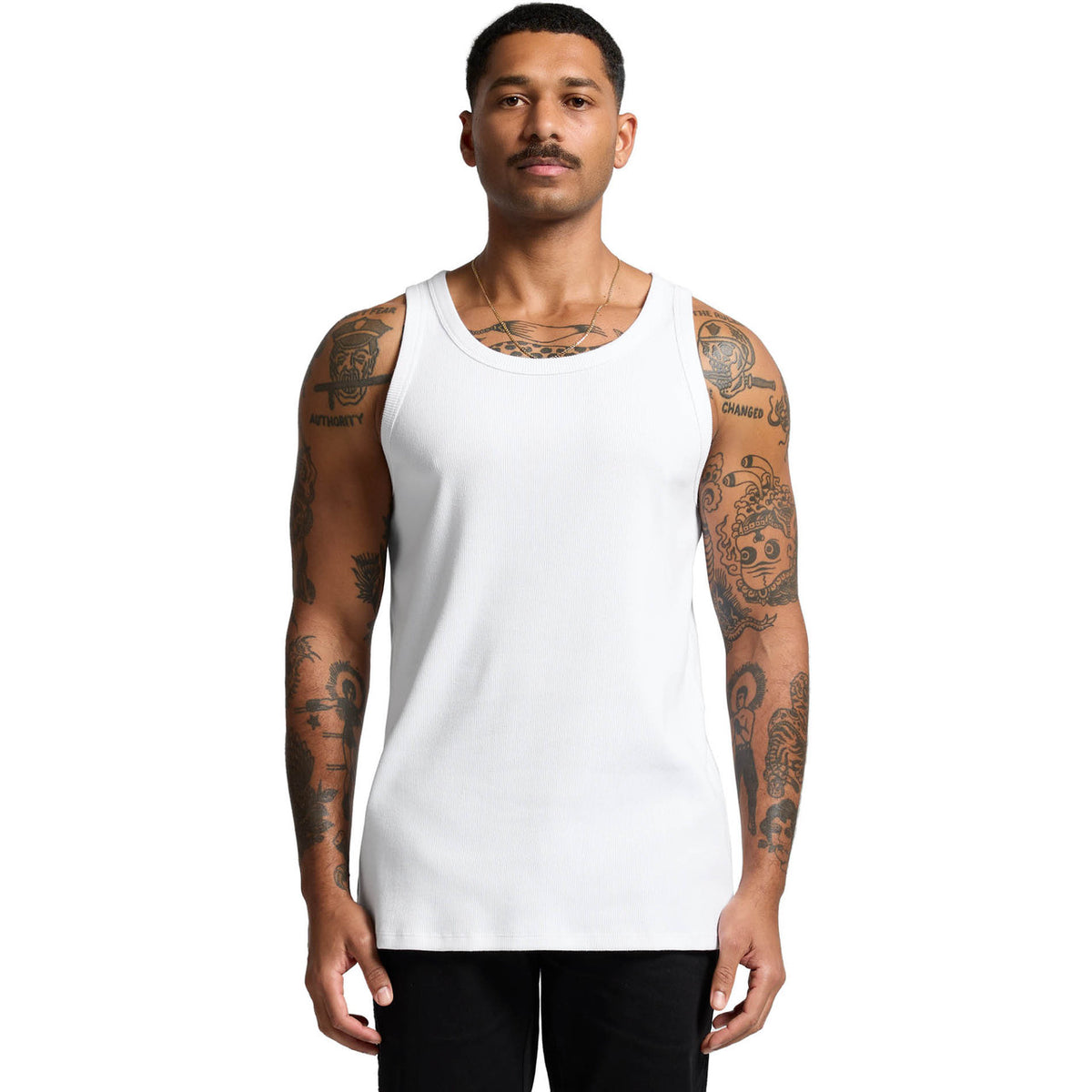 AS Colour Organic Rib Singlet 5063G – Front