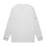 AS Colour Classic L/S Tee 5071 – White Heather - Back