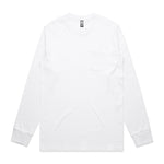 AS Colour Classic Pocket L/S Tee 5072 – White