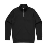 AS Colour Stencil Half Zip Crew 5125 – Black