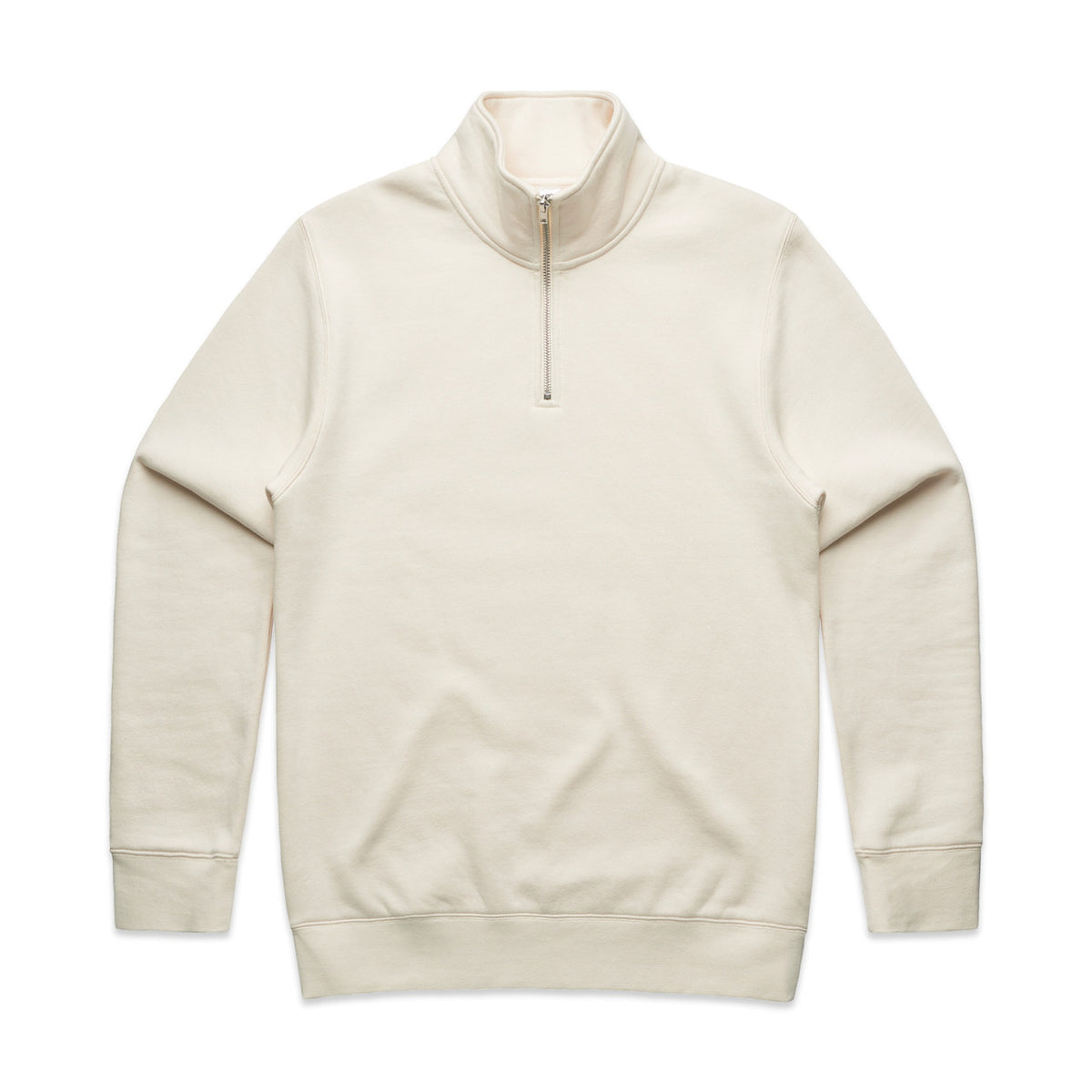 AS Colour Stencil Half Zip Crew 5125 – Ecru