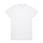 AS Colour Pique Polo 5411 – White - Back