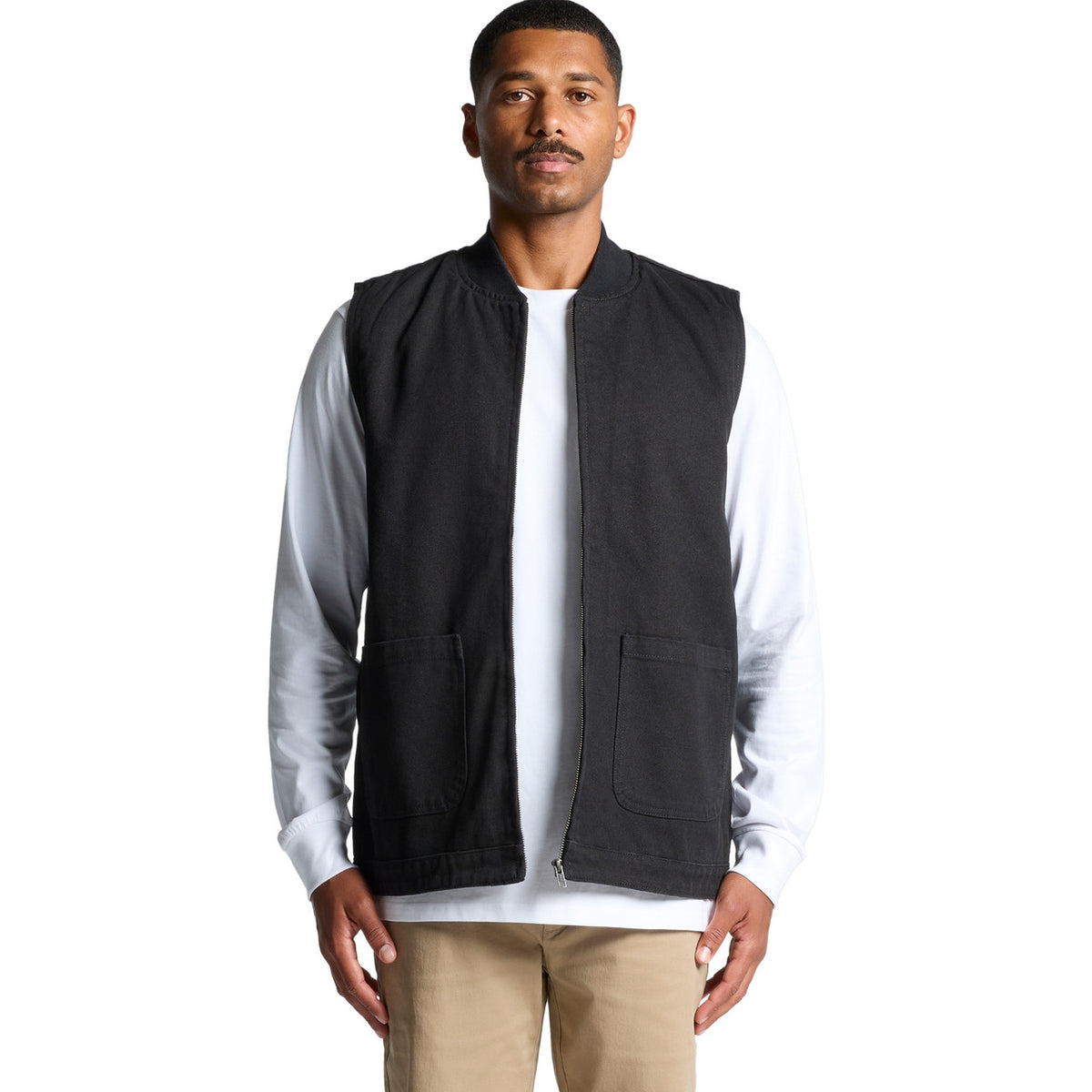AS Colour Canvas Heavy Vest 5528 – Front