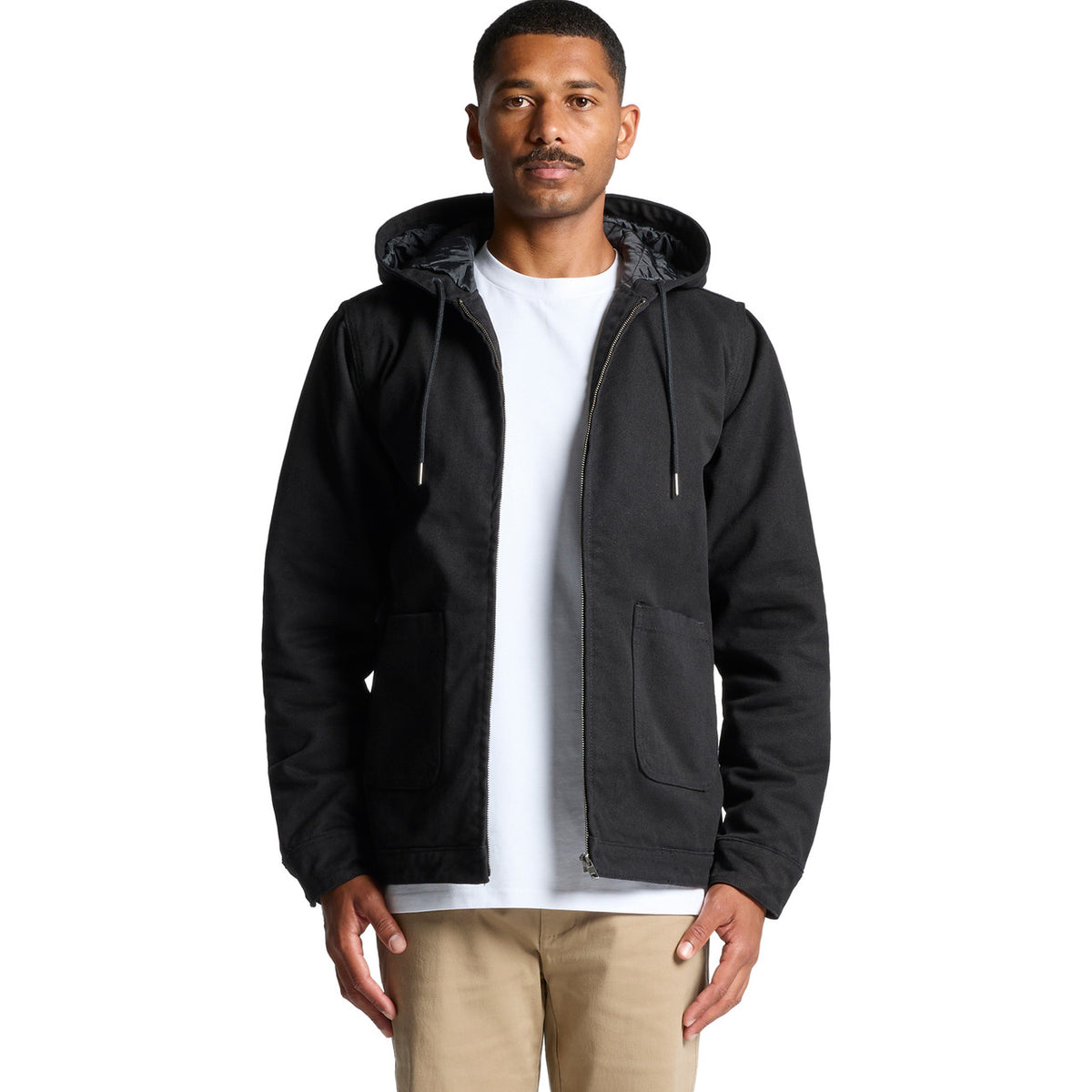 AS Colour Canvas Heavy Hooded Jacket 5529 – Front
