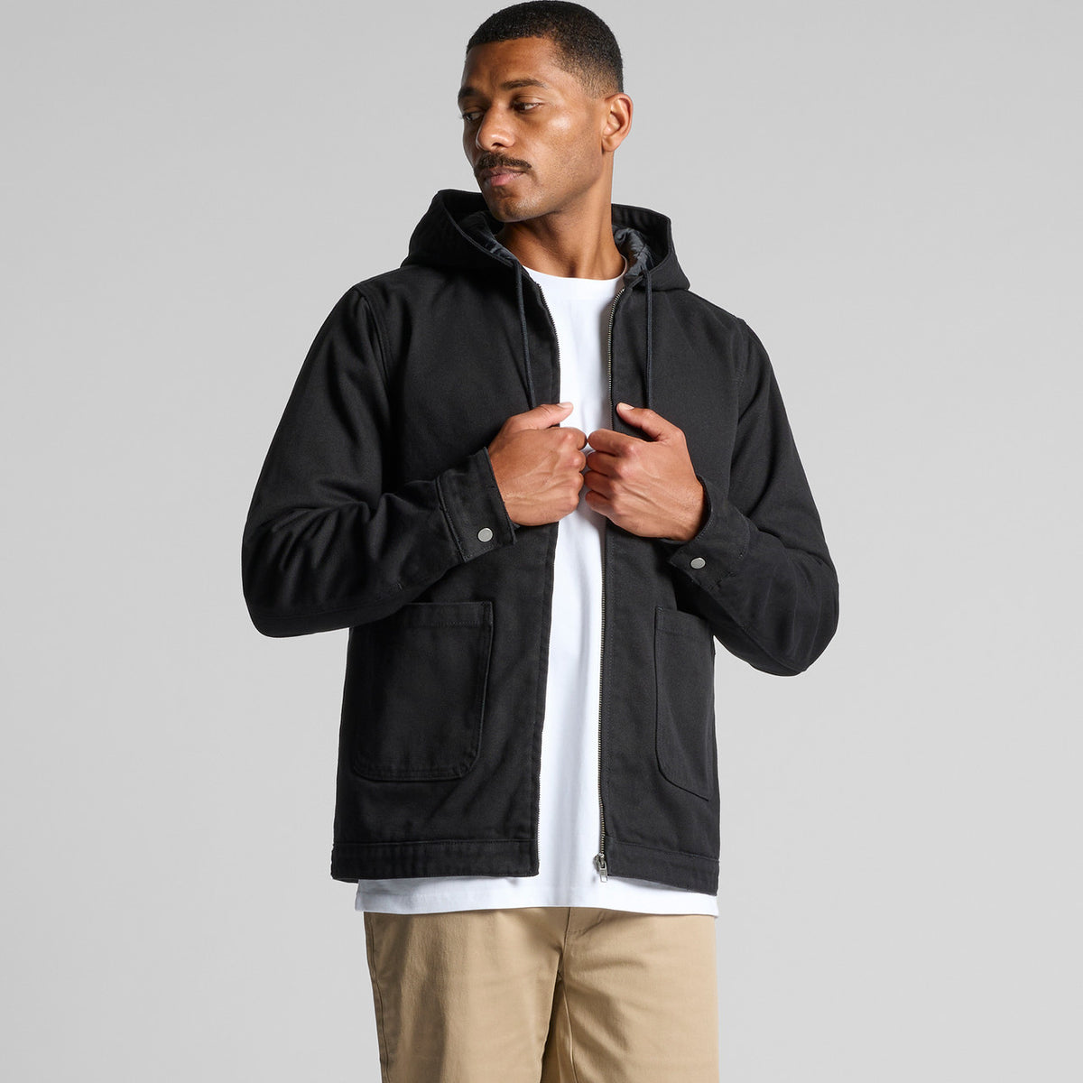 AS Colour Canvas Heavy Hooded Jacket 5529 – Back