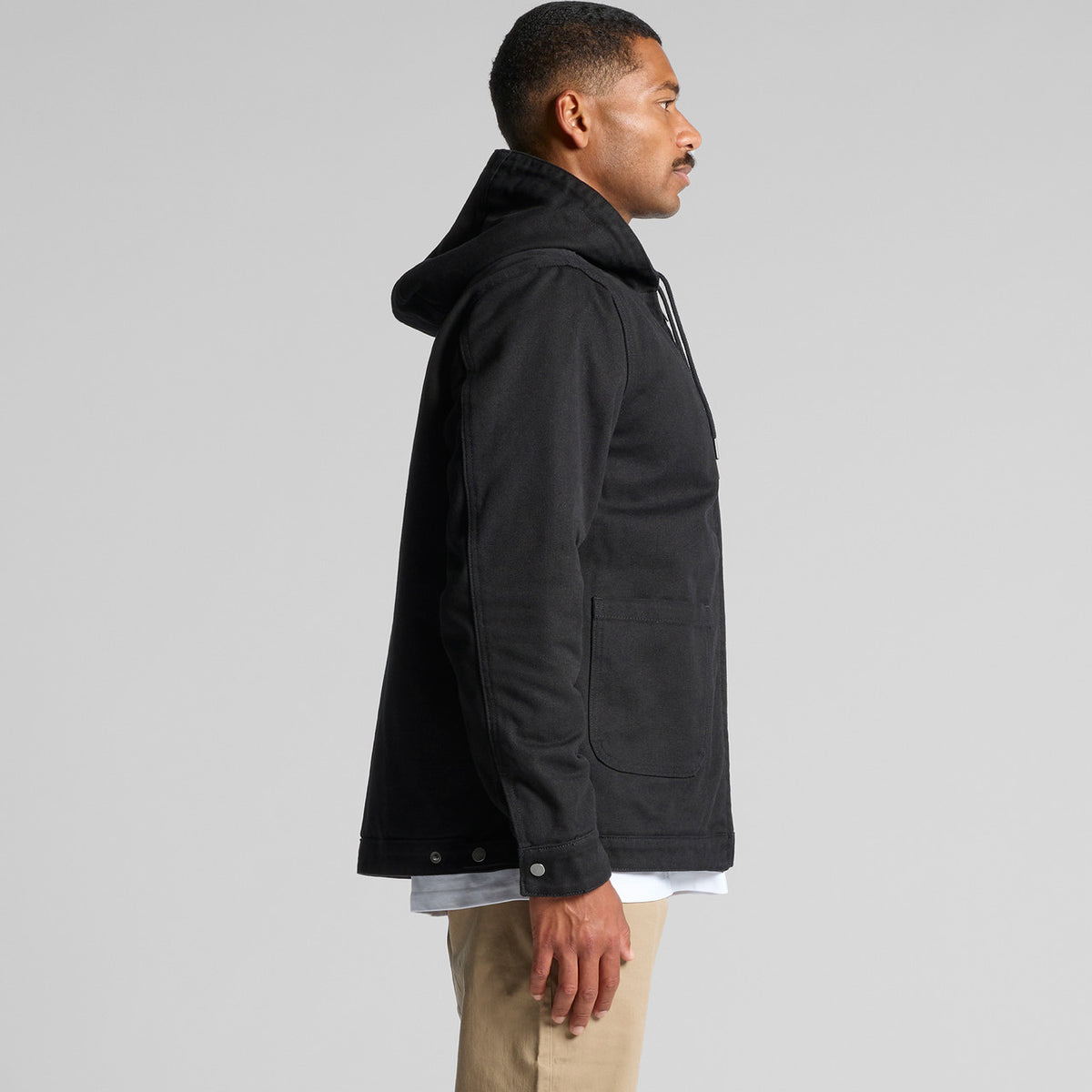 AS Colour Canvas Heavy Hooded Jacket 5529 – Side