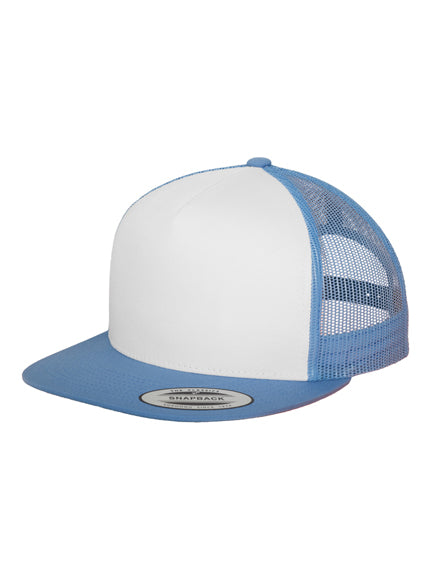 Yupoong Mesh 6006W – Carolina Blue-Weiß