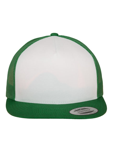 Yupoong Mesh 6006W – Grün-Weiß