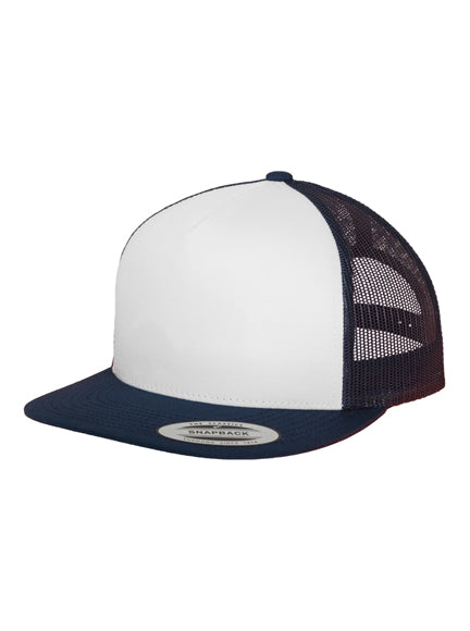 Yupoong Mesh 6006W – Navyblau-Weiß