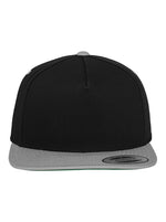 Yupoong 2 Tone 5 Panel 6007T – Schwarz-Silber