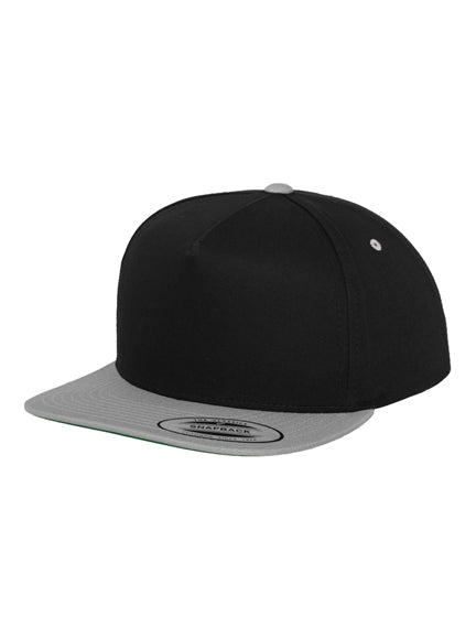 Yupoong 2 Tone 5 Panel 6007T – Schwarz-Silber