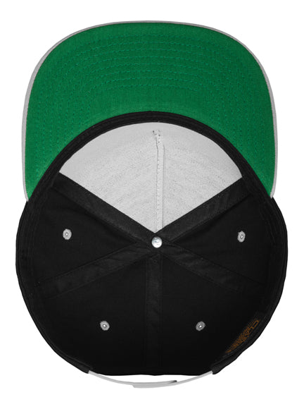 Yupoong 2 Tone 5 Panel 6007T – Schwarz-Silber