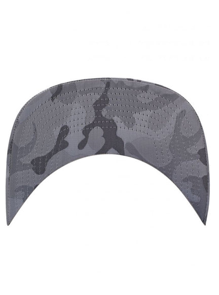Yupoong Camouflagevisor 6089CV – Silber