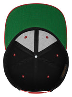Yupoong 2 Tone 6089MT – Schwarz-Rot