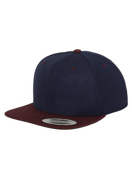 Yupoong 2 Tone 6089MT – Navyblau-Maroon