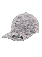 Flexfit Stripes Melange 6277SM – Heather Grau-Schwarz