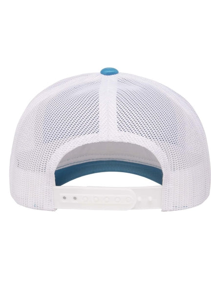 Yupoong Retro 6606T – Turquoise -Weiß