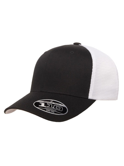 Flexfit 110MT Mesh 2-Tone – Schwarz-Weiß