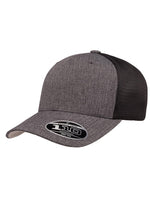 Flexfit 110MT Mesh 2-Tone – Dunkel Heather Grau-Schwarz