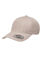 Yupoong Premium 5 Panel Curved Classic 5789M – Heather Grau