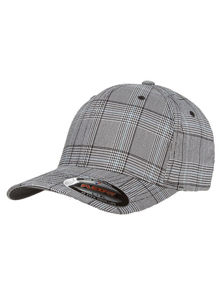 Flexfit Glen Check 6196 – Schwarz-Weiß