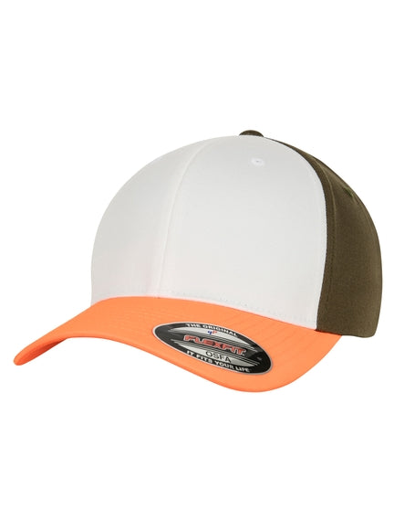 Flexfit 3-Tone 6277TT – Neonorange-Olive