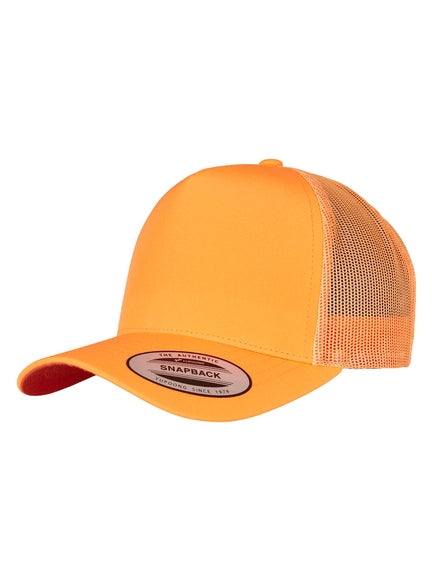Yupoong Retro 5 Panel 6506NT – Neonorange