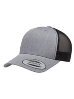 Yupoong Retro 6606T – Heather Grau-Schwarz