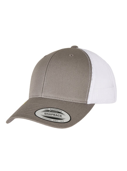 Yupoong Classic RECYCLED Retro 6606RT – Grau-Weiß