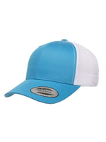 Yupoong Retro 6606T – Turquoise -Weiß