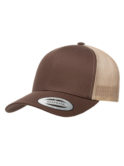 Yupoong Retro 6606T – Braun-Khaki