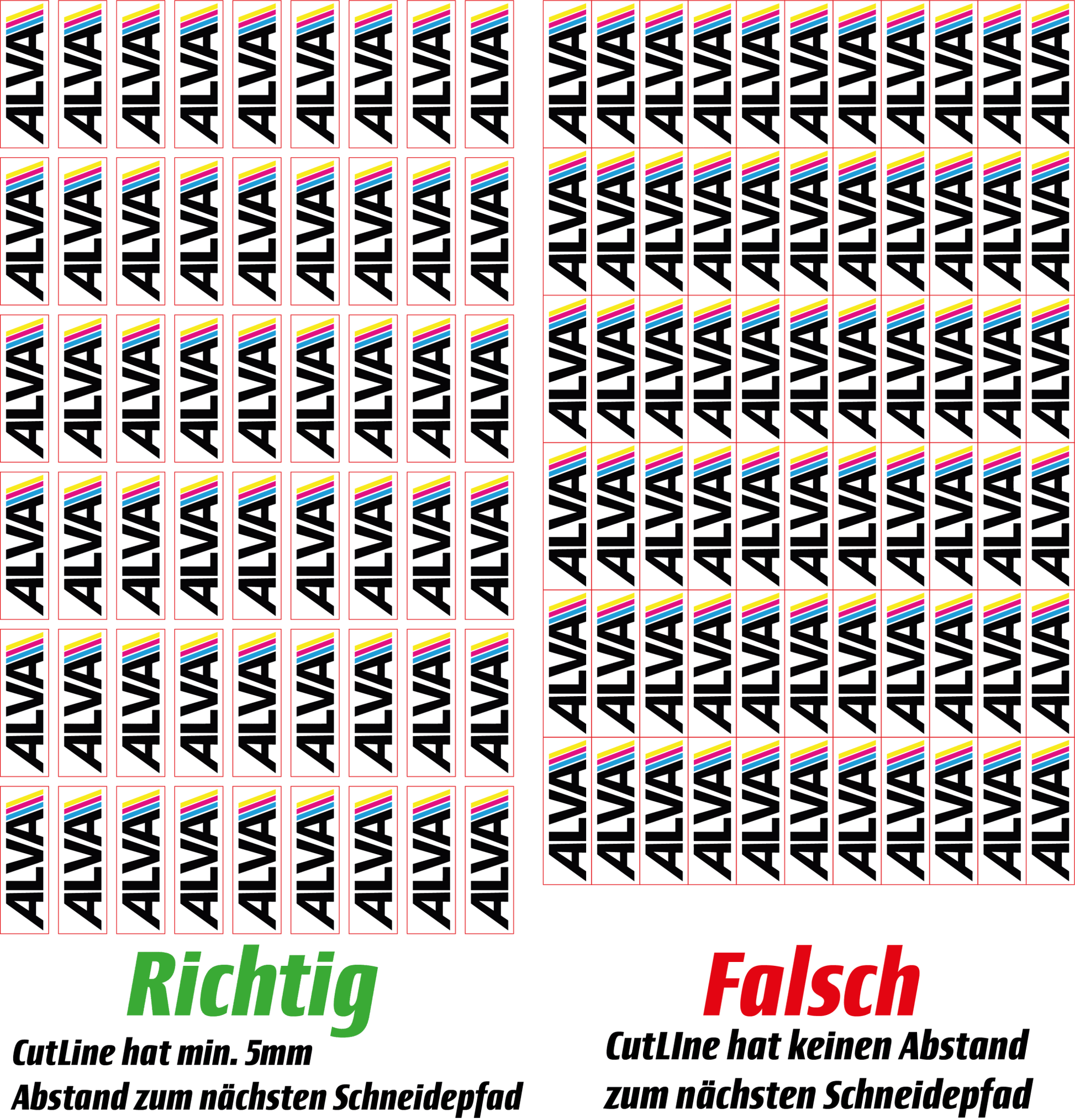 DTF - CUT - Alva Werbetechnik