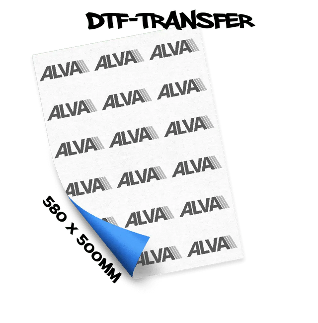 DTF Transfer 580x500mm - Alva Werbetechnik