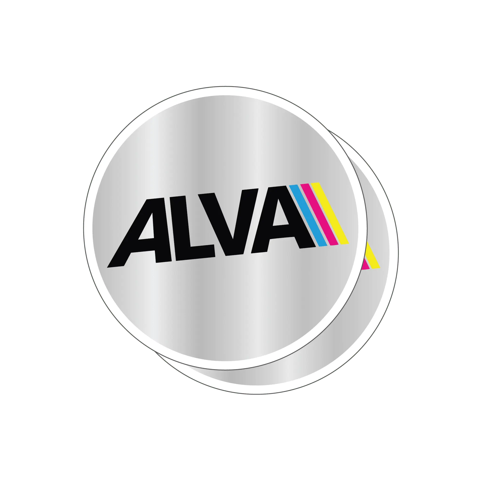 Kreis Aufkleber - Alva Werbetechnik