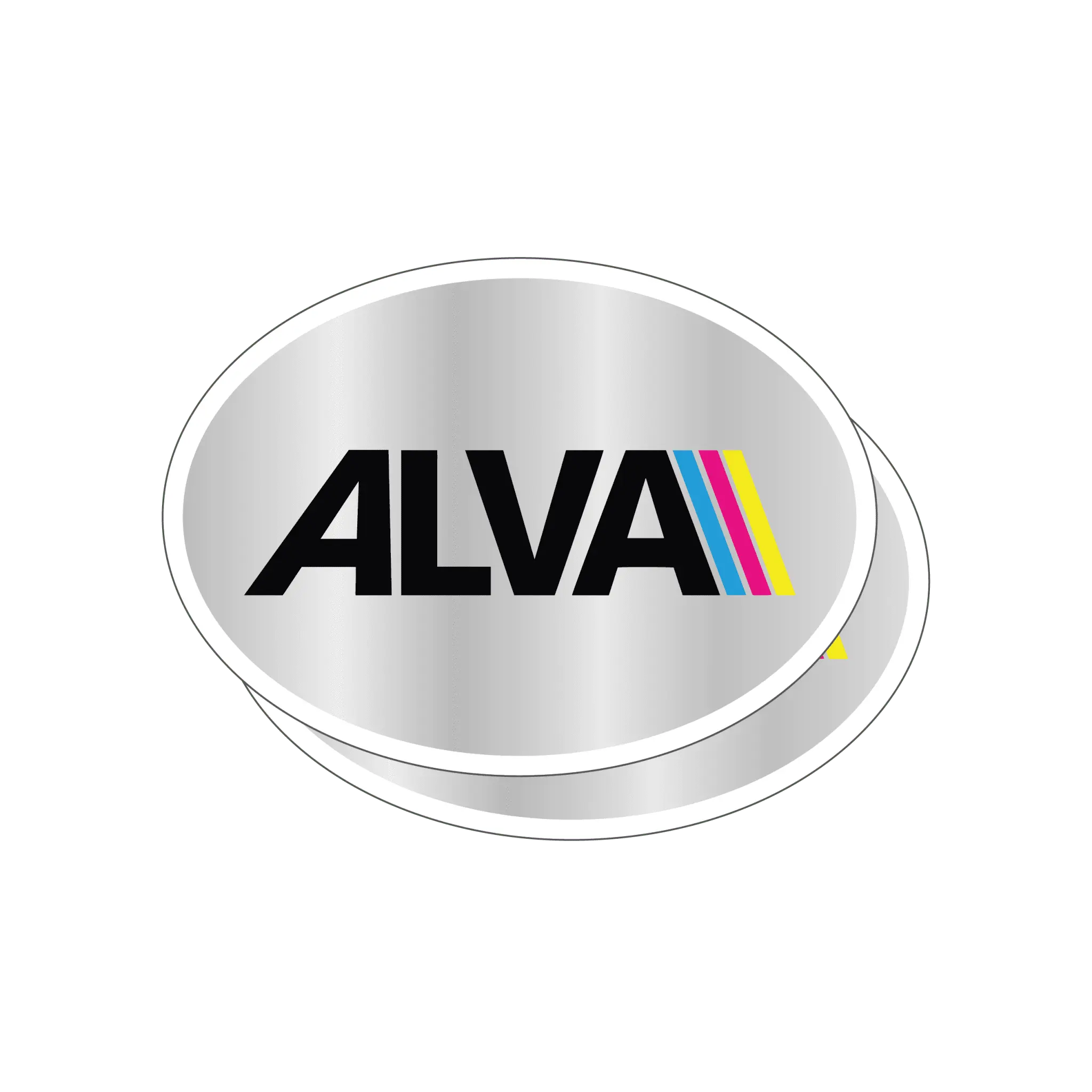 Ovale Aufkleber - Alva Werbetechnik