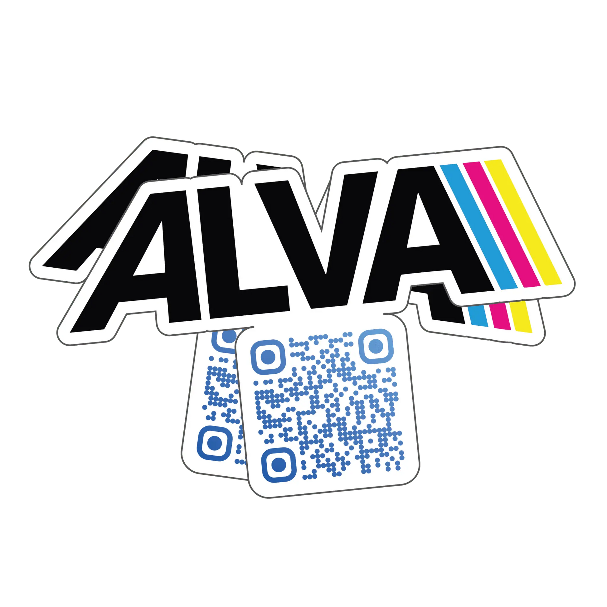 QR Code Aufkleber - Alva Werbetechnik