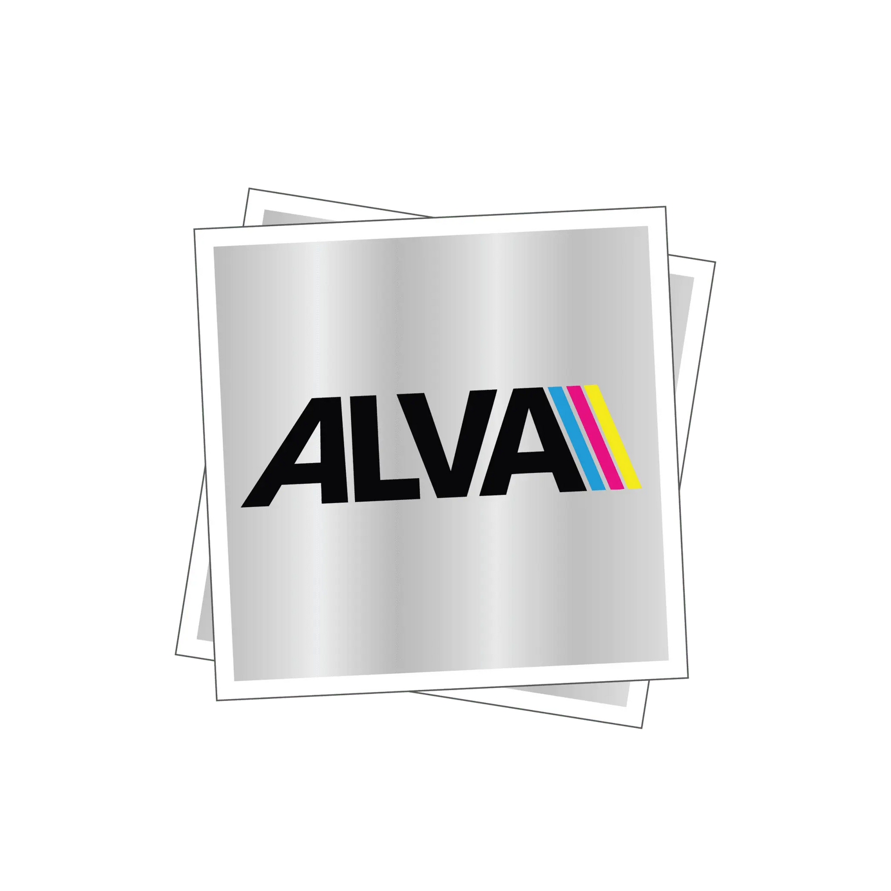 Quadratische Aufkleber - Alva Werbetechnik