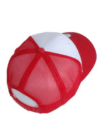 Yupoong Retro 6606CF – Weiß-Rot