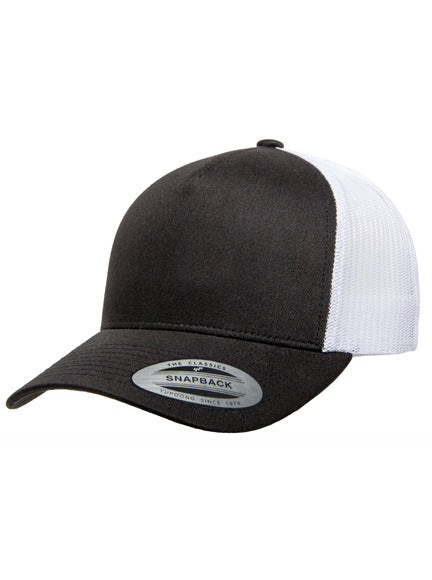 Yupoong Retro 5 Panel 6506T – Rot-Weiß